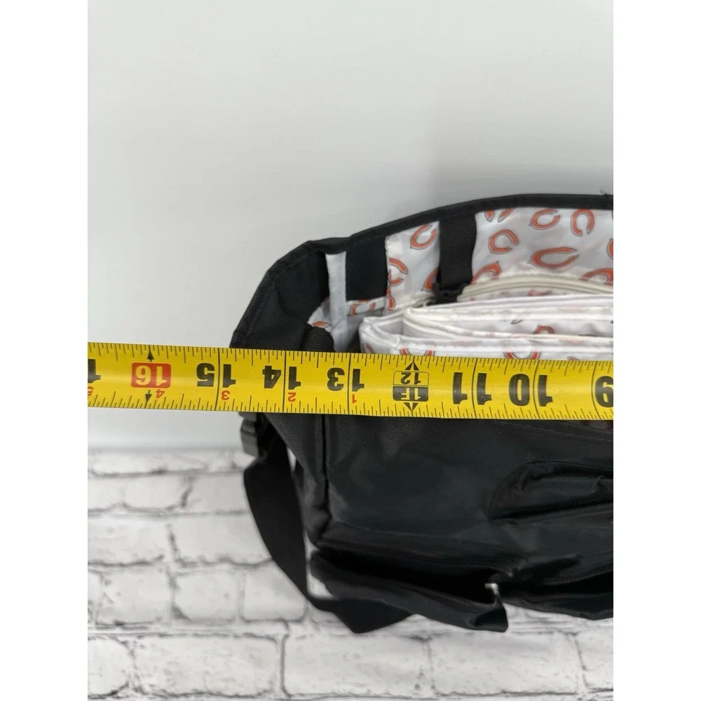 NFL Chicago Bears Diaper‎ Changing Bag Official License Black Logo